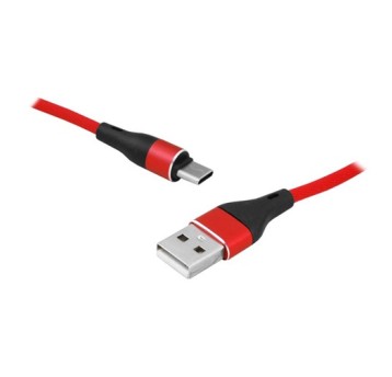 Kabel USB/microUSB 1m czerwony LX8571R LTC