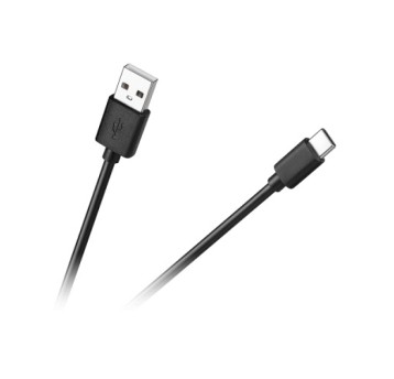 Kabel USB/USB-C 1m czarny Cabletech KPO3949-1