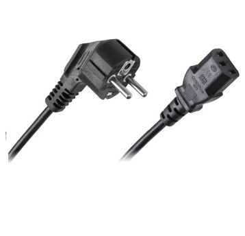 Kabel zasilający komputerowy prosty 1,2m LECHPOL