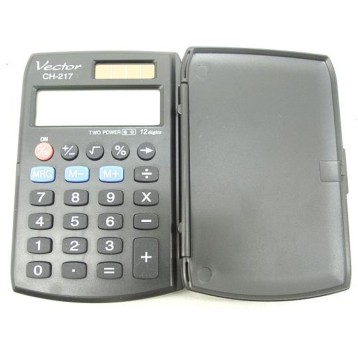 Kalkulator kieszonkowy CH-217 BLK VECTOR