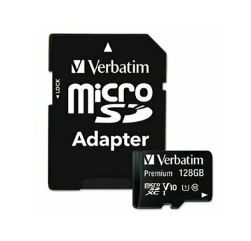 Karta 128GB microSD HC class10 + adapter VERBATIM