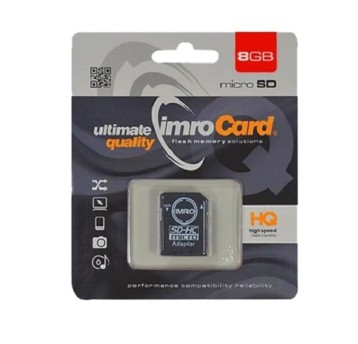 Karta 8GB microSD HC class10 + adapter IMRO