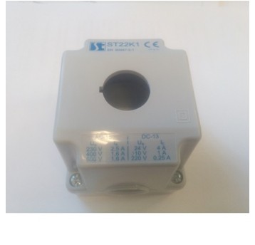 Kaseta ST22K1/00 1-otworowa bez wyposażenia SPAMEL