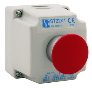 Kaseta ST22K1/04-1 przycisk grzybkowy Dc SPAMEL