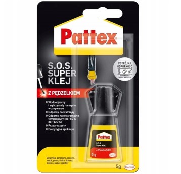 Klej PATTEX S.O.S. Super Klej z pędzelkiem 5g