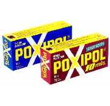 Klej POXIPOL 14ml. szary BRIPOX niebieski (1szt)