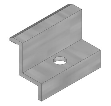 Klema końcowa 30mm srebrna