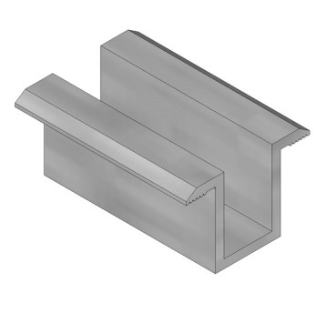 Klema środkowa srebrna