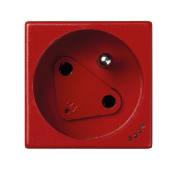 KLS02/6 czerwony K45 Gniazdo DATA 16A/230V KONTAKT