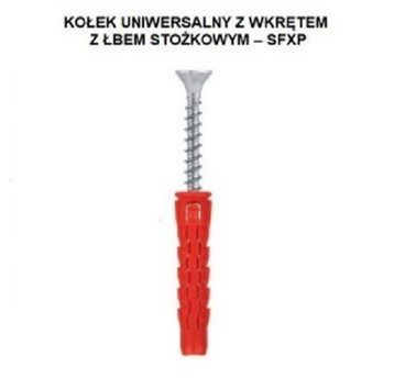 Kołek SFXP 6 (4,0x40) WM 14szt blister 432876