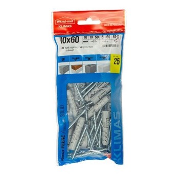 Kołek W-KRX 10 (5x60) WM 25szt worek 425823
