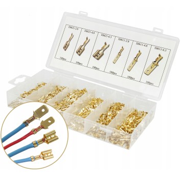 Konektor - zestaw 600szt(6x100) KNZ-BOX600 ADELID