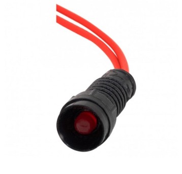 Kontrolka LED 24V fi5mm czerwona F4.0064 F-ELEKTRO