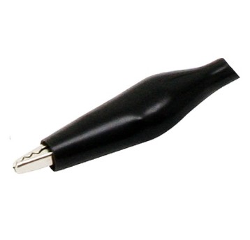 Krokodylek mały w izolacji 28mm czarny 96-701