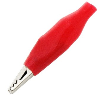 Krokodylek mały w izolacji 35mm czerwony 96-702