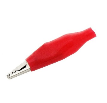 Krokodylek średni w izolacji 51mm czerwony 96-703