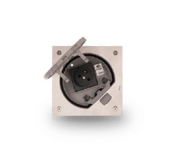 KSE25U/23/72 Wkład puszki IP66 Gn.230V + Gn RJ45
