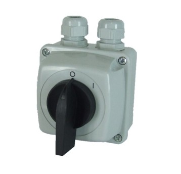 Łącznik ŁUK E25-13 25A (0-1) w obud. IP65 ELEKTROM