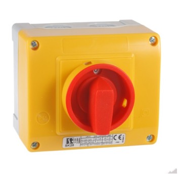 Łącznik SK25-2.8211\OB14ZC ż/cz 0-1 25A 3P SPAMEL