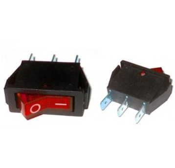Łącznik wąski IRS-101-1B czerw.do wbud.16A 230V AC