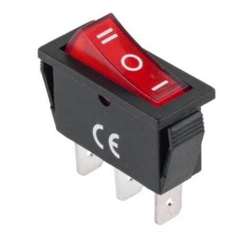 Łącznik wąski IRS-103-3C czerwony ON-OF-ON