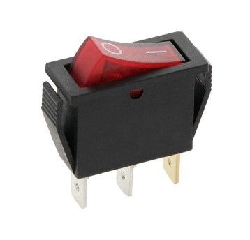Łącznik wąski MK111 czerw.do wbud.20A 12V 1827#