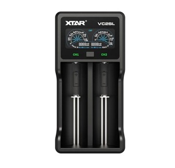 Ładowarka 2 kanał. XTAR VC2SL Li-Ion 3.7V do18650