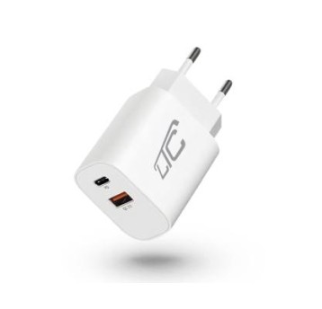 Ładowarka 230V - gn. USB +USB-C 20W LTC LXQC28
