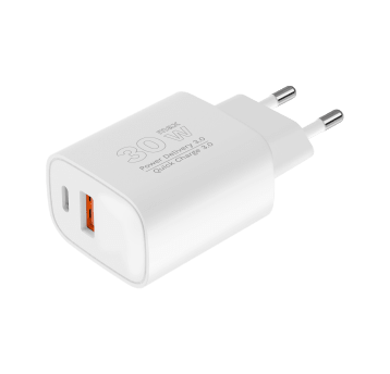 Ładowarka 230V - gn. USB +USB-C Kruger 30w KM0855