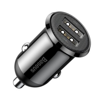 Ładowarka samoch. gn. USBx2 4,8A BASEUS CCALLP-01