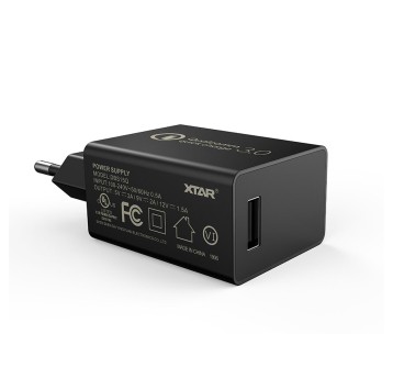 Ładowarka sieciowa XTAR QC3.0 z gniazdem USB