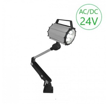 Lampa obrabiarkowa na przegubie 9.5W 24V
