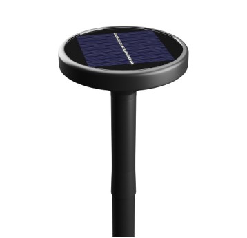 Lampa solarna SOLARA PLATO czarna 1W CCT 163644