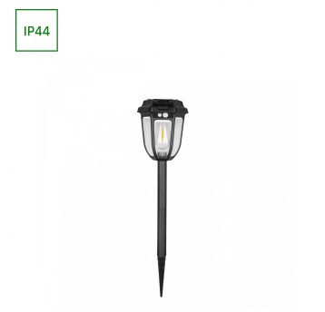 Lampa solarna SOLARA RUSTICA czarna 1W WW 611626