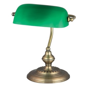 Lampka biurkowa BANK 1xE27 brąz 4038