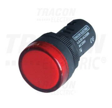 Lampka fi11 12V LED czerwona LJL22-RA TRACON