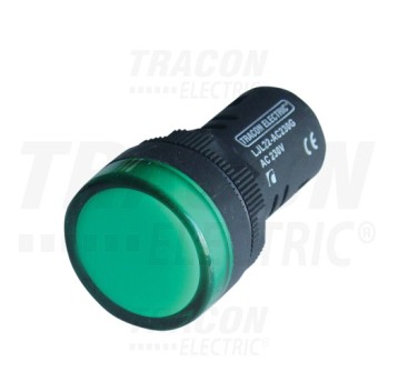 Lampka fi22 24V LED zielona LJL22-GC TRACON