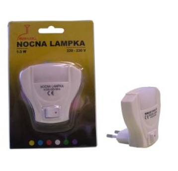Lampka LN-04 LED muszla 1W biała RUMLUX