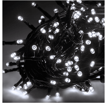 Lampki choinkowe zewn. LED 10m b.zimny ZAR0478-1