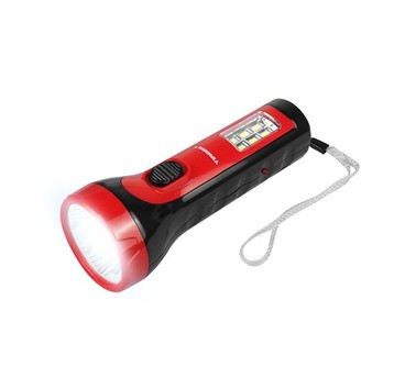 Latarka TS2228/3028 5LED+6SMD ładowalna cz. TIROSS