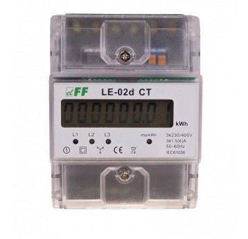 LE-02D-CT Wskaźnik zużycia 3F energii do przek F&F
