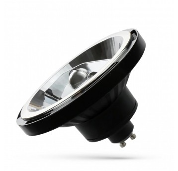 .LED AR111 GU10 15W 45st WW 230V czarna SPEC 14254