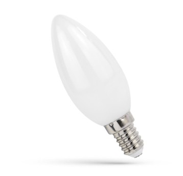 LED E14 świeca 4W COG 230V 400lm WW matowa 523289