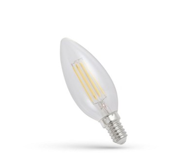 LED E14 świeca 4W COG 230V 450lm WW przezr. 763884