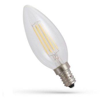 LED E14 świeca 4W COG 230V 460lm NW przezr. 564879