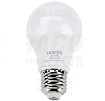 LED E27 7W 230V 630lm NW A60 LAS607NW TRACON