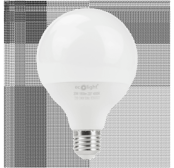 LED E27 GLOB 20W G95 230V 1800lm NW ECOli 610228