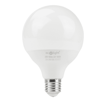 LED E27 GLOB 20W G95 230V 1800lm WW ECOli 610211