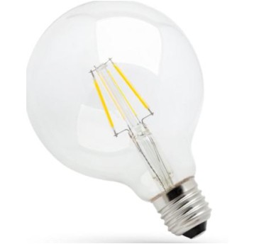 LED E27 GLOB 4W G 95 COG przez. WW SPECT 755650