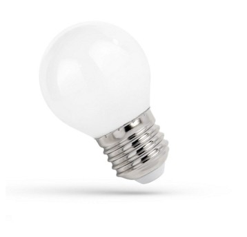 LED E27 kulka 1W COG 230V 90lm WW matowa 14585